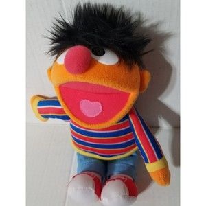 Sesame Street 12” Bert Ernie Plush Soft Toy Doll #50